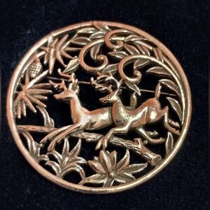 1958 Vintage Sarah Coventry "Woodland Flight" Brooch and Pendant